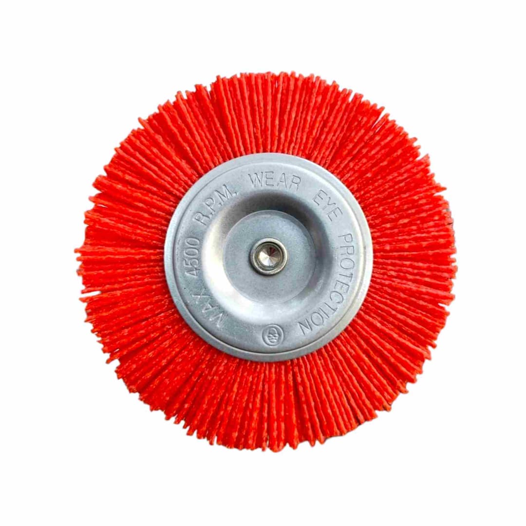 Nylon Abrasive Wire Brush 4"