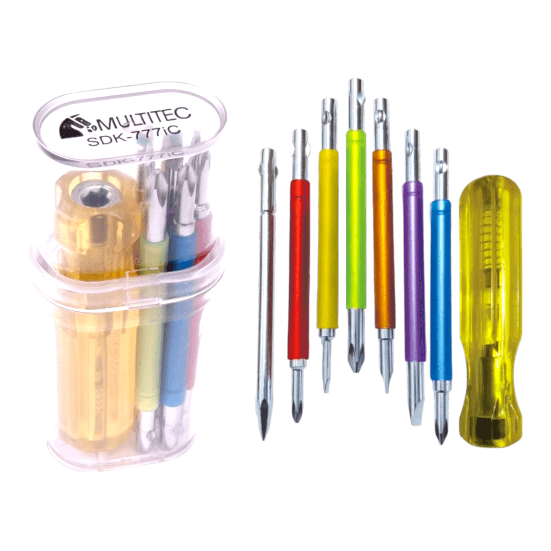 Multitec SDK-777iC 7 in 1 Insulated Screw Driver Kit with Voltage Detector