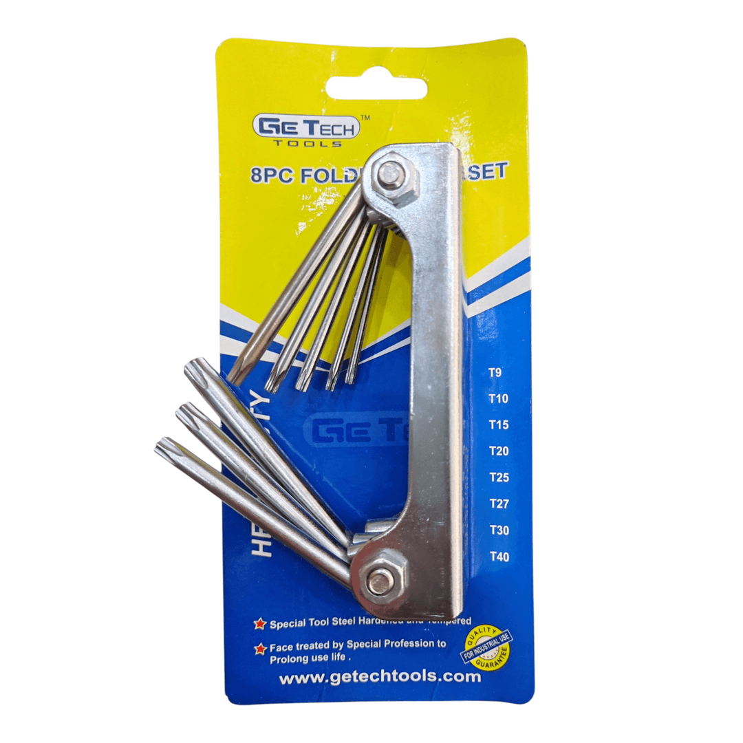 GeTech Folding Torx Allen Key Set